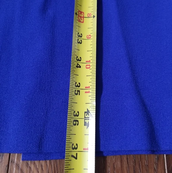 NWT! Dress The Population Micaela Electric Blue 💙 Sheer Inset Body-Con Dress XS - Picture 15 of 16